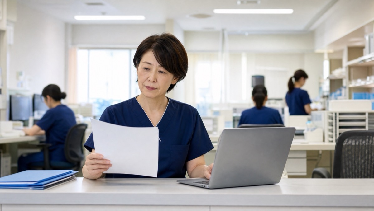 複数社の案内資料を比較検討する机のイメージ